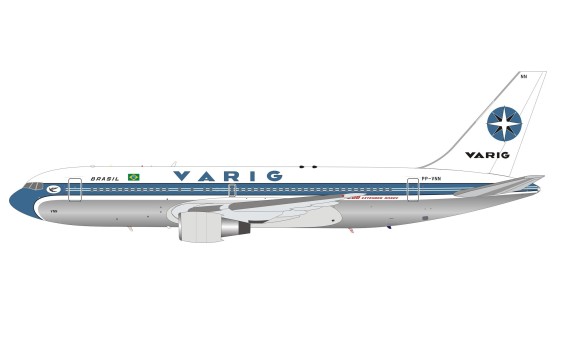 Varig Boeing 767-241/ER PP-VNN with stand InFlight IF762RG0521P scale 1:200