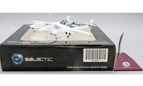 Virgin Galactic White Knight II N348MS new livery JCWings VG2VGX002 scale 1:200