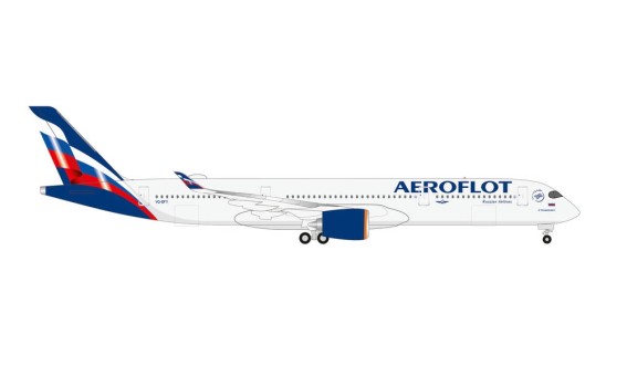 Aeroflot Airbus A350-900 Аэрофлот VQ-BFY "Tchaikovsky" Herpa Wings 534574 scale 1:500