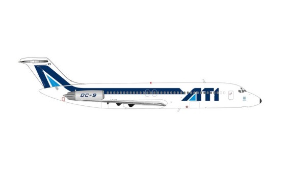 ATI Aero Trasporti Italiani Douglas DC-9-30 I-RIKS "Basilicata" Herpa 571234 scale 1:200 