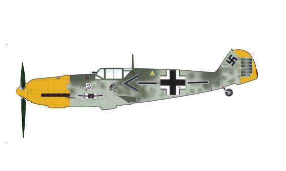 Germany Bf109E-4 Adolf Galland JG 26 “Schlageter” France Dec 1940 WWII HA8715 scale 1:48