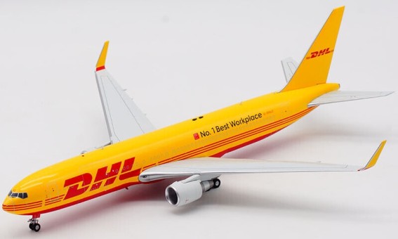 DHL Boeing 767-300 G-DHLC With Stand 'No1 Best Workplace' InFlight IF763DH1221 Scale 1:200