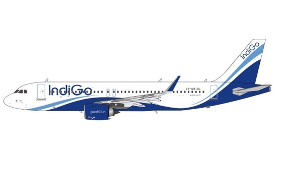 Indigo Airbus A320neo VT-IVB Phoenix 11677 die-cast model scale 1:400