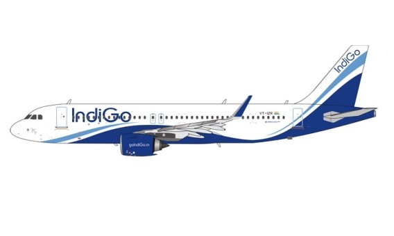 Indigo Airbus A320neo VT-IZR Phoenix 11676 die-cast model scale 1:400