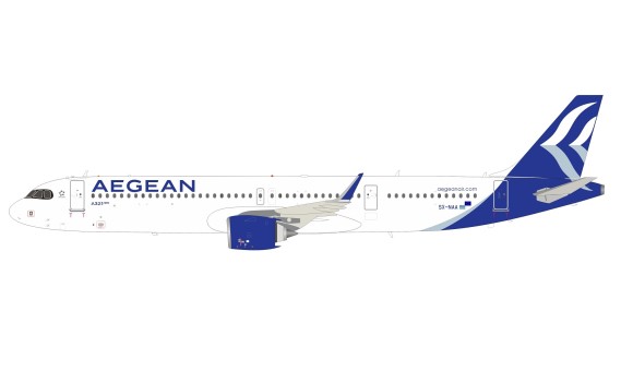 Aegean Airlines Airbus A321neo SX-NAA with stand InFlight IF321NA30820 scale 1:200