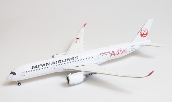 JAL Japan Airbus A350-900 JA01XJ Red A350 Logo JC Wings EW4359001 scale 1:400