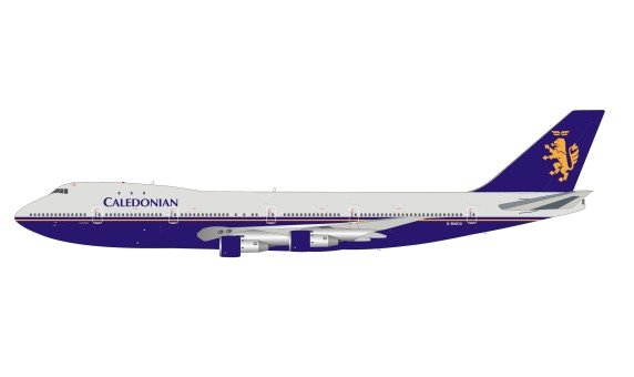 Caledonian Airways Boeing 747-283B G-BMGS with stand InFlight IF742CA0319 scale 1:200