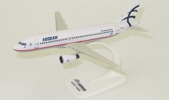 Aegean Airbus A320 by PPC-Holland PPCAEE001 8719481220327 scale 1:200