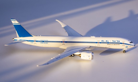 EL AL Boeing 787-9 4X-EDF Retro livery אל על NGModel 55023 scale 1:400