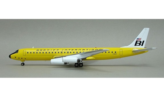 Braniff International Airways McDonnell Douglas DC-8-62 "N1803," (Panagra Yellow).  InFlight 1:200 
