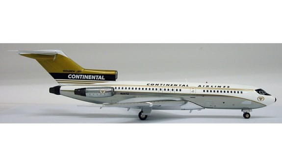 Continental B727-024C Golden Jet Colors Polished  Belly  Inflight 200
