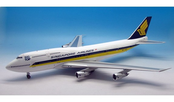 Singapore Boeing B747-312 Big Top w/ Stand 9V-SKN IF7430815 InFlight Scale  1:200