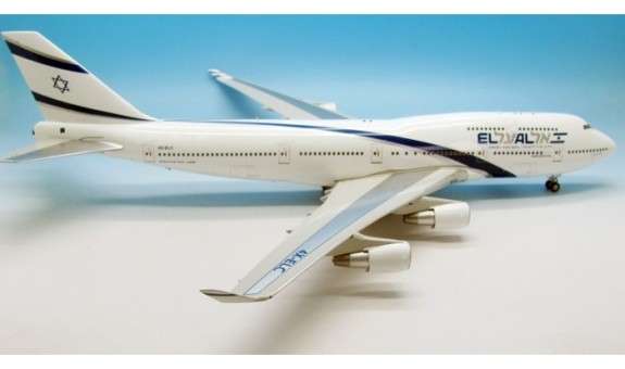 Israel EL AL Boeing 747-400 Reg# 4X-ELC With Stand InFlight IF7441216 Scale 1:200