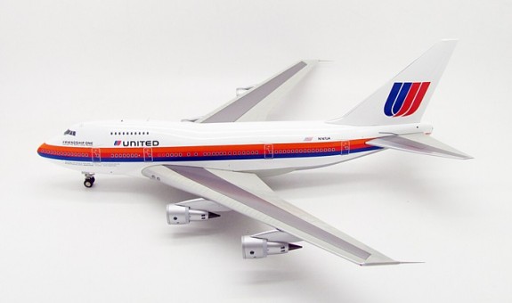United Airlines  Saul Bass B747SP N147UA IF747SP020   In Flight  1:200