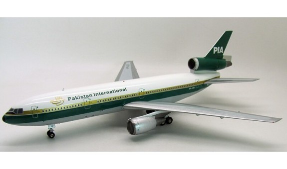 InFlight 200 die- cast model 96 Models produced world wide! PIA Pakistan International Polished McDonnell Douglas DC-10-30  Reg# AP-AXE   InFlight Item: IFRM002P 1:200 Scale Very limited productions