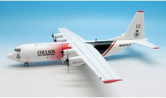 Coulson Flying Tankers Lockheed C-130 Hercules Reg# N405LC With Stand IF130COULSON01 Scale 1:200 