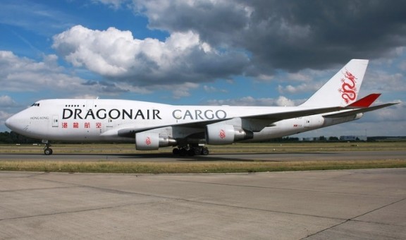 Drg Misc Air Cargo Boeing 747-400 B-KAF die-cast 04379 Phoenix scale 1:400