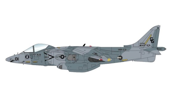 Harrier II VMA-231 King Abdul Aziz Base Feb 1991 HA2624 scale 1:72 
