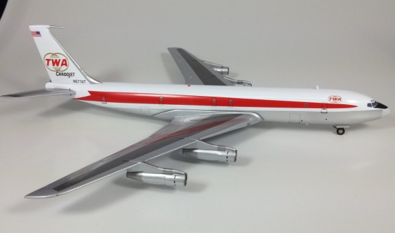TWA Cargo Jet  B707-300F N5774T  1:200 Scale  BBOXTWA01