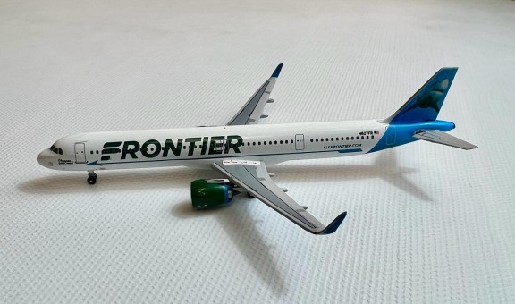 Frontier Airbus A321 N607FR Shark Tail AeroClassics AC411271 Scale 1:400