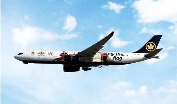 Air Canada Airbus A330-300 fly the flag Reg: C-GEGC PH412072 Phoenix Models 1:400