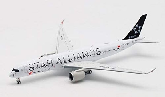 Air China Star Alliance Airbus A350-900XWB B-308M 中国国际航空公司 with stand Aviation400 AV4047 scale 1:400