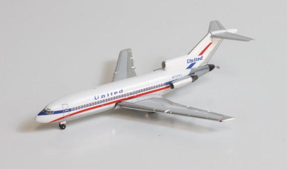 United Airlines Boeing 727-100 N7014U old blue & red stripes livery Aero Classics AC419817 scale 1400