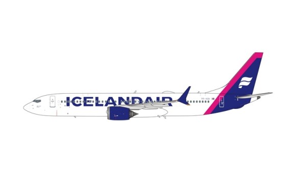 Icelandair (Purple)  737-9max TF-ICD Phoenix 11788 die-cast scale 1:400