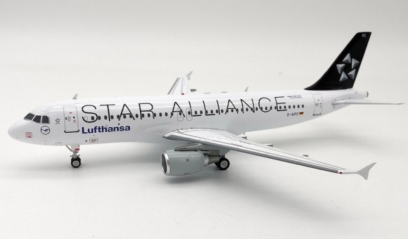 Lufthansa Star Alliance Airbus A320-211 D-AIPC stand JFox-InFlight JF-A320-014 scale 1-200