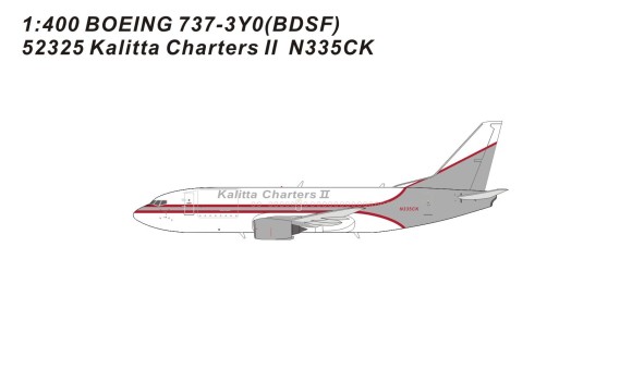 Kalita Boeing 737-3Y0 BDSF N335CK Panda Models 52325 Die-Cast Scale 1:400
