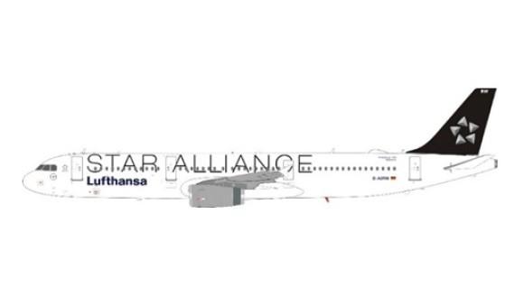 Lufthansa Airbus A321-131 D-AIWR Star Alliance livery JFox/InFlight JF-A321-017 scale 1:200 