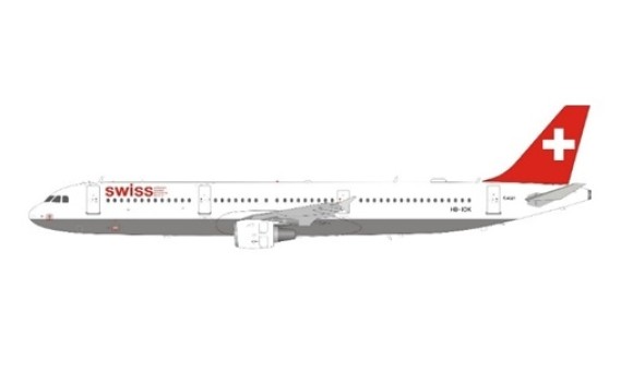Swiss International Airbus A321-111 HB-IOK JFox/InFlight JF-A321-019 scale 1:200 
