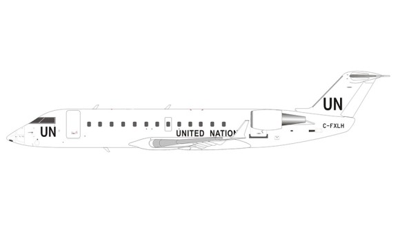 United Nations CRJ-200LR C-FXLH NG Models 52036 scale 1:200