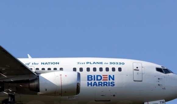 Biden-Harris Campaigm Boeing 737-500 N732KA JCWings JC2BOE0096 scale 1:200 