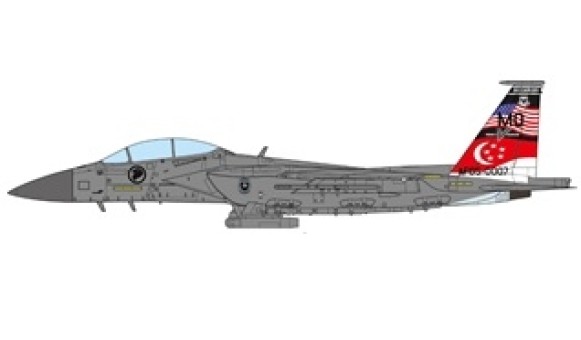 Singapore Air Force F-15SG Strike Eagle 428th Fighter Squadron "Buccaneers" 2015 JCW-72-F15-010 scale 1:72