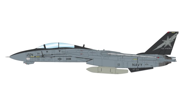 F-14A Tomcat VF-33 Starfighters USS Theodore Roosevelt USS America May 1992 Hobby Master HA5231 scale 1:72