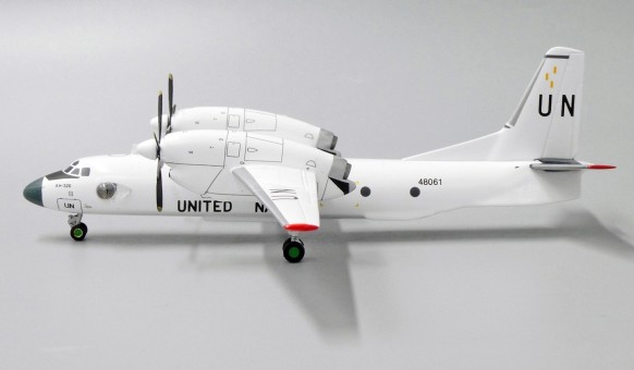 New Mould! United Nations Antonov An-32 48061 die-cast by AviaBoss models A2026 scale 1:200