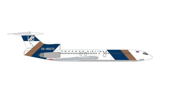 Vnukovo Airlines Tupolev TU-154M  RA-85673 die-cast Herpa 534918 scale 1:500