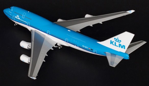 New livery! KLM 747-400 Reg# PH-BFT Blue Box JC2KLM527 Scale 200 die cast model