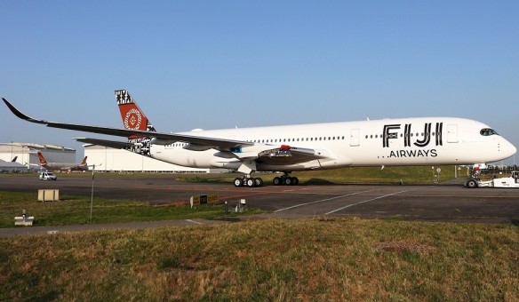 Flaps Down Fiji Airways Airbus A350-900 DQ-FAI JC Wings JC2FJI363A scale 1:200