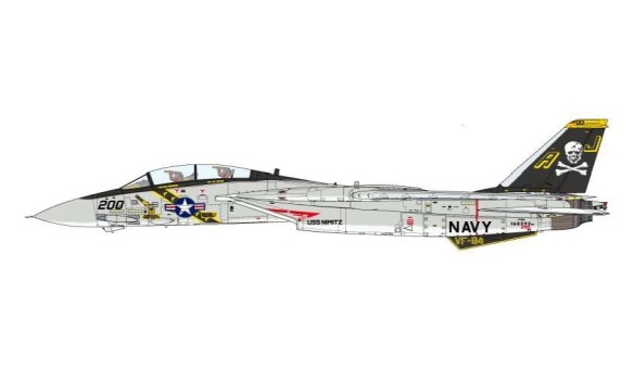 Jolly Rogers US Navy F-14A Tomcat VF-84 1979 by JC Wings  JCW-72-F14-007 scale 172