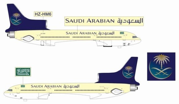 Saudi Arabian L-1011 New Livery
