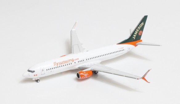 Sunwing Airlines Boeing 737-800 scimitar new colors C-FPRP 'Jameson' whiskey livery" die-cast NG Models 58089 scale 1:400