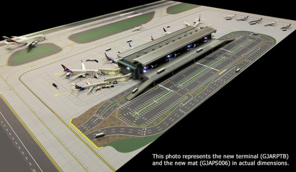 GeminiJets, Airport Terminal Set,  Airport  Airside / Land side Scale 1:400 GJARPTB