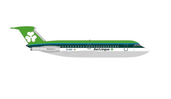 Aer Lingus BAC 1-11-200 EI-ANE St Mel Herpa 534826 scale 1:500