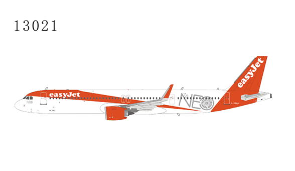 Maquette Easyjet Airbus A321 Neo échelle 1:200 Collection Modèle Avion G-UZMA 