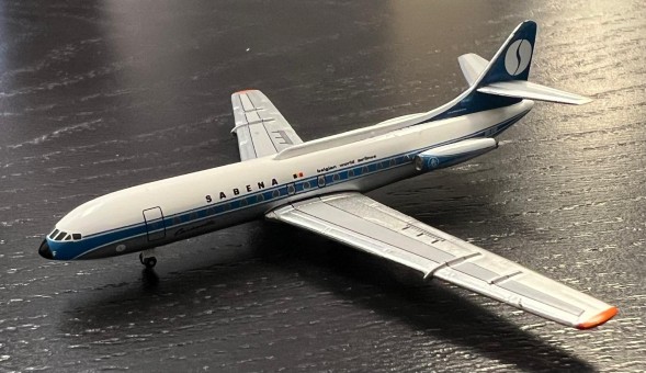 Sabena Belguim With White dot Caravelle SE-210 OO-SRF AC411434 Aero Classics 1:400