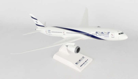 EL Al Boeing B787-9 Long Dreamliner With Stand SKR908 Skymarks Scale 1:200
