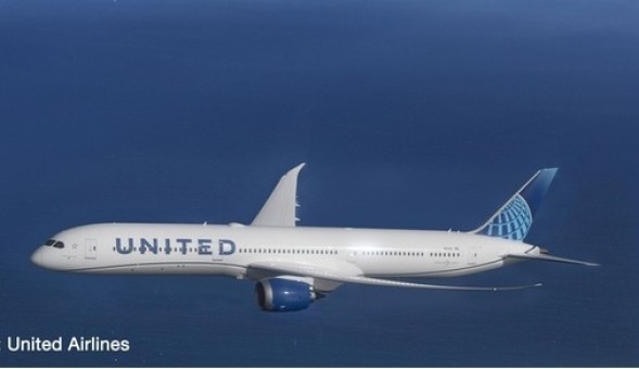 United Airlines Boeing 787-10 New 2019 livery Dreamliner Herpa wings 534321 scale 1:500