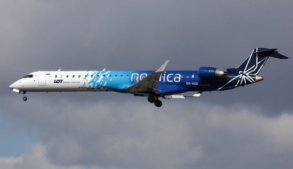 Adria Nordica (Lot polish) Airways CRJ-900 ES-ACD JC Wings JC2ADR365 scale 1:200